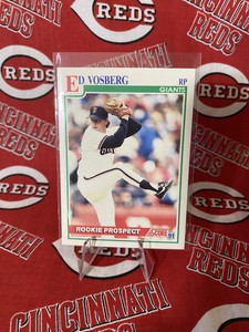 1991 Score Ed Vosberg #757 Rookie RC