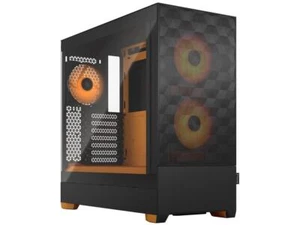 Fractal Design Pop Air RGB Noir Orange Core TG ATX Haut Débit d'air Transparent Trempé - Photo 1/12