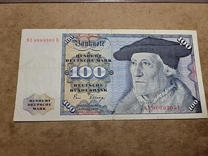 ๐ฉ๐ช West Germany 100 mark P-34 P-34d 2 January 1980 "VF" Banknote 040624-4 - Picture 1 of 3