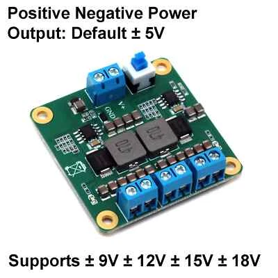 4A DC-DC Positive Negative Dual Power Supply 5-42V TO5-18V Buck Converter Module - Image 1 of 4