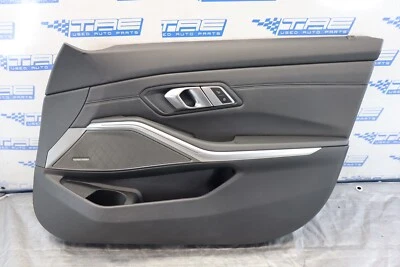 2023 BMW M3 COMPETITION G80 OEM COURO PRETO DESTRO PAINEL DA PORTA DA FRENTE DO PASSAGEIRO #1516 - Imagem 1 de 4