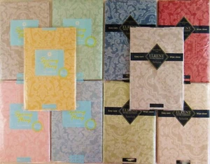 Elegant Floral Abstract Pattern Vinyl Flannel Back Tablecloth -Var Size/Color - Picture 1 of 50