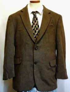 Jos A Bank Two  Button Brown 100% Camel Hair Sport Coat Size 42S - Picture 1 of 7