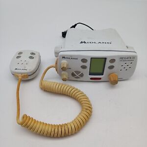 MIDLAND Regata II VHF Marine Transceiver Radio in White PERFECT WARRaNTY
