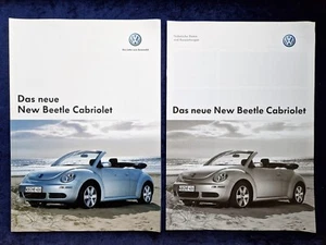 VW New Beetle Cabrio Cabriolet Prospekt, 6.2005  + Beilage "Technik  und Preise" - Picture 1 of 10