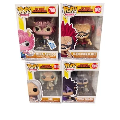 Funko Pop! My Hero Academia Vinyl Figures Mina Ashido Eri Eijiro TamakiLot NIB - Image 1 of 4