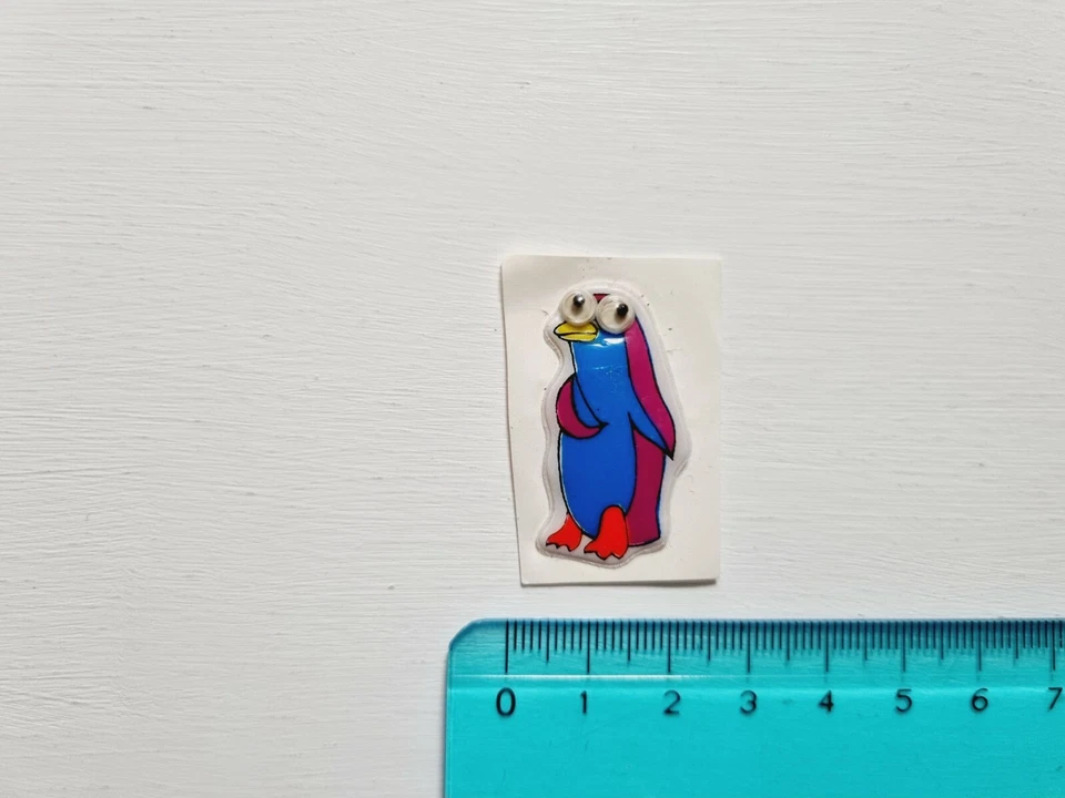 Autocollant Animaux Pinguin Sticker Vintage Années 80 Original - Bild 1 von 1