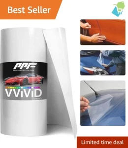 12" x 121" Transparent Self-Healing PPF Wrap for Ultimate Car Paint Protection - Picture 1 of 7