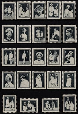Belgium "Royal Children" 24 TB Seals MH - Image 1 of 2