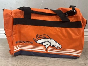 Denver Broncos Duffle Bag Forever Collectibles NFL Orange Blue NWT - Picture 1 of 8