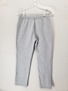 Lands End Pants Boys Large 14 Gray Fleece Sweatpants Lounge Youth 12-13 Years - Picture 1 of 20