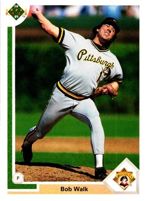 1991 Upper Deck #689 Bob Walk - Image 1 of 2