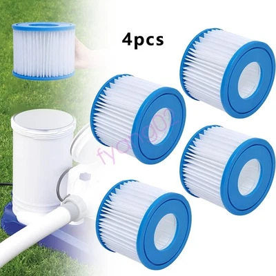 4pcs For Bestway Lazy Lay-Z-Spa Filters VI Cartridge Hot Tub Spa Swimming pool - Image 1 of 4