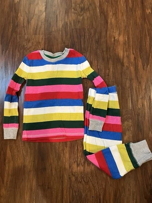 Mini Boden Kids Sleepwear Long Sleeve and Pants Rainbow Pajama Set Size 4 - Image 1 of 2