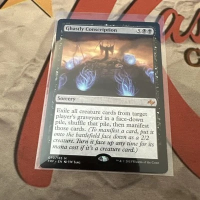 MTG Ghastly Conscription Fate Reforged Regular #070 - Image 1 of 2