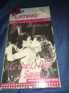 VHS VIDEO LATINO Lo Que Le Paso A Sanson En Espanol Mexico Story Of Samson - Picture 1 of 2