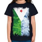 Djibouti Drapeau Grunge Enfants T-Shirt J ?B? T?Djiboutien Djibouti Chemise