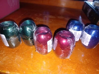 Curling Ribbon 70ft Rolls Holiday Home 1/4"w USA 21.3m 2 blue, 2 green, 2 red - Image 1 of 3