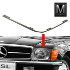 Zierleiste links &#252;ber Scheinwerfer Mercedes SL SLC 107 Chromleiste Aluleiste NEU