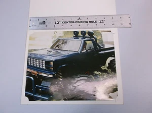 FOTO PROMOCIONAL VINTAGE DE CAMIÓN R/C TAMIYA BLACKFOOT 8"X10" *EN MUY BUEN ESTADO* - Imagen 1 de 2