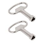 Stainless Steel Gas Meter Key For Utility Box Cupboard Cabinet Triangle Tool