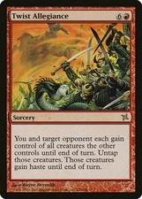 Twist Allegiance - Foil Betrayers of Kamigawa MP MTG