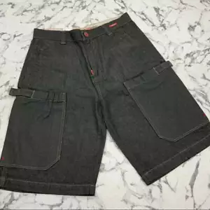 Men's Ecko Black Pocked Coated Casual Shorts NWT - Picture 1 of 3