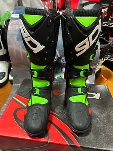 STIVALI SIDI CROSSFIRE VERDE NERO MOTOCROSS MFIRE 2 SRS tg 43 - Picture 1 of 3