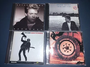Bryan Adams 4-CD Lot Album Collection Reckless/Into The Fire/Waking Up/So Far/VG - Picture 1 of 3