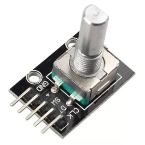 5pcs KY-040 Rotary Encoder Module Knob Push Button w Theaded Shaft + Nut Arduino - Picture 1 of 4