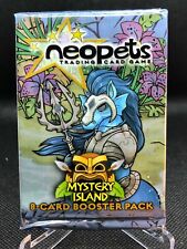 Neopets Mystery Island Trading Card Game TCG Booster Pack Sealed 8 Card Code