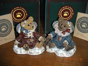 Boyds Bears Bearstone 1997 ~PE ~GWAIN & GUINEVERE~ ESTILO EXCLUSIVO QVC #99568V - Imagen 1 de 12