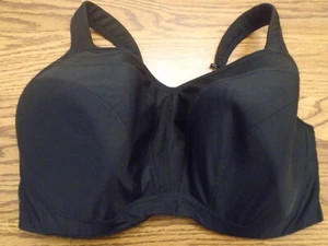 Panache Sport size 32GG Style 5021 very lightly padded  black u/w j-hook bra  - Picture 1 of 5