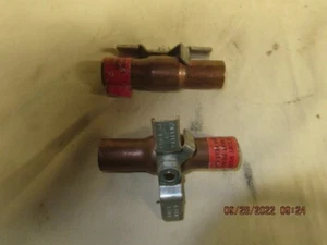 Inline Schweiß Kupfer Kugelhähne 1/2 Zoll " 150 PSI zwei Ventile - Bild 1 von 4