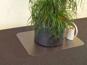 Stuhlmatte, Bodenschutzmatte 150 x 118 cm mit Noppen, Bodenschutz, Matte - Bild 1 von 1