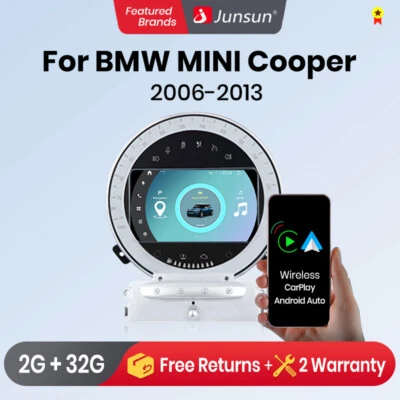 Für BMW MINI R52 R56 2007-2010 Android Carplay Autoradio GPS SAT NAV Stereo DAB+ - Bild 1 von 4