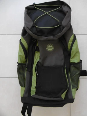 ADVENTURI DGE  Rucksack  ca.  50 cm hoch  (  ca.  40 - 45 Liter ? )  braun grün - Bild 1 von 4