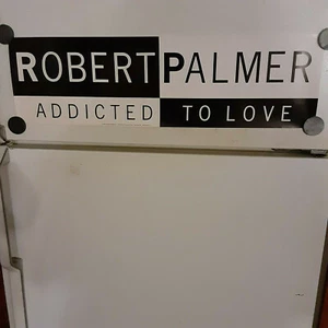 Robert Palmer Promo Banner Poster Addicted To Love 1986 Island Records 24" x 7" - Picture 1 of 2