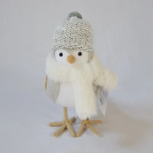 Target Wondershop 2022 vacaciones Navidad blanco púrpura amigo plumoso tela pájaro - Imagen 1 de 12