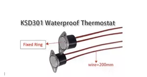 KSD303 Waterproof with 200mm leads connected & Fix fixing ring - Picture 1 of 5