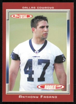 2006 Topps Total Red #533 Anthony Fasano - Image 1 of 2