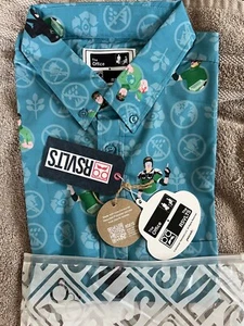 Camisa Kunuflex Rsvlts The Office “Recyclops” - M - Nueva Embalada y Etiquetada - Imagen 1 de 3