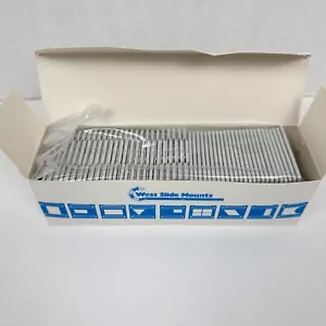 Wess Plastic 2VR 35mm Standard Glass Peg Slide Mounts Box of 50 NOS - Picture 1 of 6