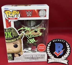 SHAWN MICHAELS SIGNED WWE DX FUNKO POP BECKETT BAS DEGENERATION X - Picture 1 of 4