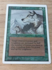 ** Unlimited Edition ** Aspect Of Wolf  ** NM Magic The Gathering Card mtg