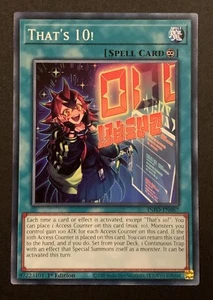 ¡Eso es 10! - INFO-EN067 - Común - Yugioh TCG - Imagen 1 de 3