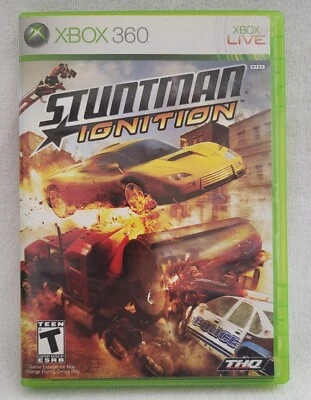 Stuntman Ignition (Microsoft Xbox 360 Video Game, 2007) Complete In Box With Man - Image 1 of 4