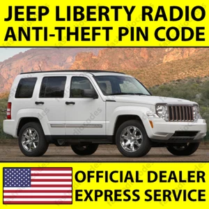 ✅JEEP LIBERTY CAR RADIO ANTI-THEFT UNLOCKING PIN CODE FAST & RELIABLE SERVICE✅ - Picture 1 of 12