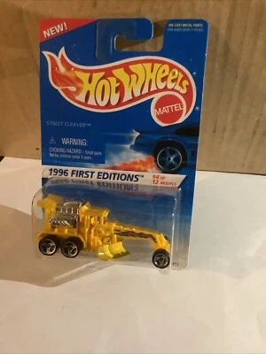 1996 Hot Wheels First Editions Street Cleaver #4 of 12 Models Collector #373 - Image 1 of 3