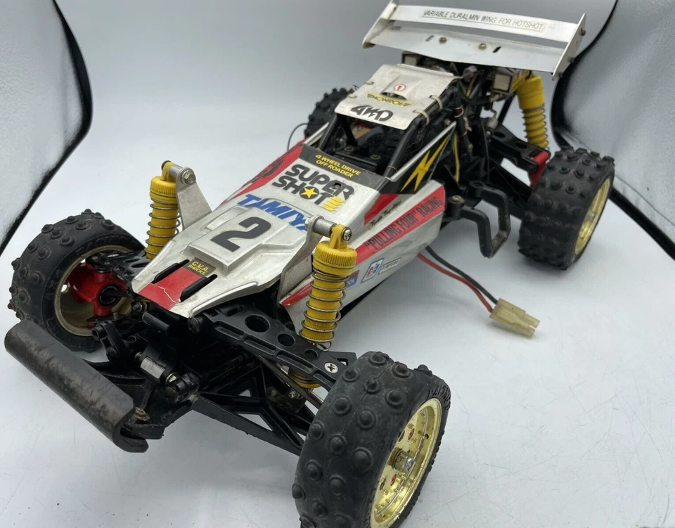 For parts TAMIYA SUPER SHOT 4WD chassis only with motor and speed controller - Image 1 of 4
